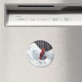 Fantasie Sprookje Kunstmagneet - Wolf Within Magneet (Insitu (Vaatwasser))