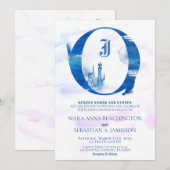 *~* Fantasie Sprookjes Middeleeuws Kasteel Bruilof Kaart (Voorkant / Achterkant)