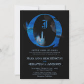 *~* Fantasie Sprookjeskasteel Middeleeuwse Trouwda Kaart (Voorkant)