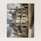 Fantasie Surreal Verlaten Frans Chateau Legpuzzel (Verticaal)