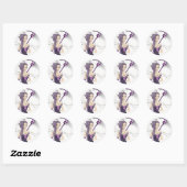 Fantasie tovenares ronde sticker (Vel)