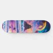 Fantasie Tropisch strand Persoonlijk Skateboard (Horizontaal)