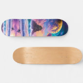 Fantasie Tropisch strand Persoonlijk Skateboard (Horizontaal)