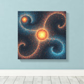 fantasie universum Cosmic Dreams Wall Art Canvas Afdruk (Insitu (Houten vloer))