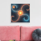 fantasie universum Cosmic Dreams Wall Art Canvas Afdruk (Insitu (Woonkamer))