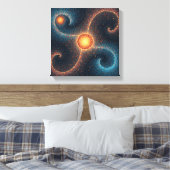 fantasie universum Cosmic Dreams Wall Art Canvas Afdruk (Insitu (Slaapkamer))