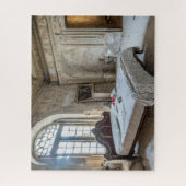 Fantasie verlaten Chateau slaapkamer Legpuzzel (Verticaal)