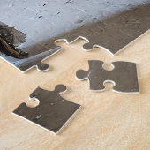 Fantasie verlaten Chateau slaapkamer Legpuzzel (Zijkant)