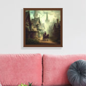 Fantasie Victoriaans Engeland 1 Canvas Afdruk (Insitu (Woonkamer))
