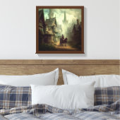 Fantasie Victoriaans Engeland 1 Canvas Afdruk (Insitu (Slaapkamer))