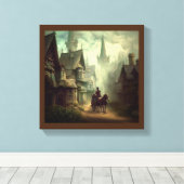 Fantasie Victoriaans Engeland 1 Canvas Afdruk (Insitu (Houten vloer))