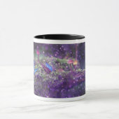 Fantasie Vlinders & Paddenstoelen Kunstwerk Mok (Midden)