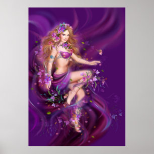 fantasie Vloerfee. Poster