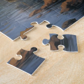 Fantasie Waterfront Village & Ship Legpuzzel (Zijkant)