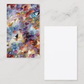 Fantasie Waterverf achtergrond Visitekaartje (Voorkant / Achterkant)