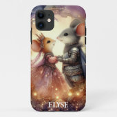 Fantasie Waterverf Renaissance Mouse Romance Case-Mate iPhone Case (Achterkant)