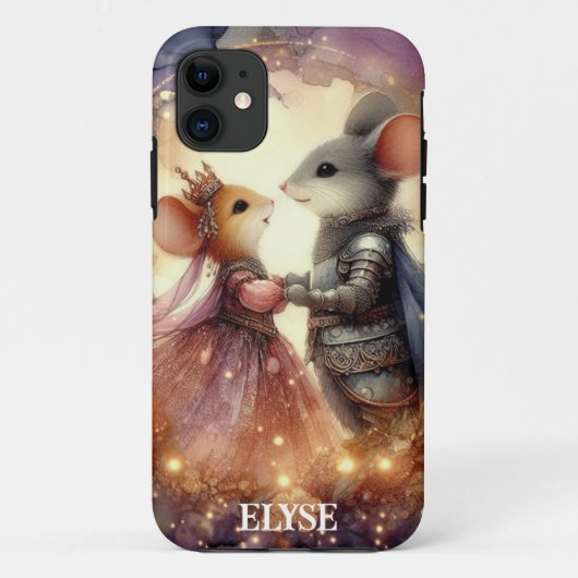 Fantasie Waterverf Renaissance Mouse Romance Case-Mate iPhone Case (Achterkant)