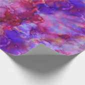 Fantasie waterverven, warme tinten : cadeaupapier (Hoek)