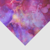 Fantasie waterverven, warme tinten : tissuepapier (Detail)