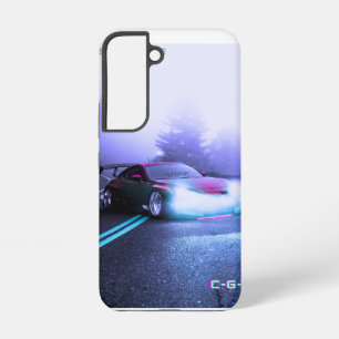 fantasie weg sportsauto op galaxys22 case mate samsung galaxy hoesje