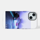 fantasie weg sportsauto op iphone15 case mate iPhone 15 case (Achterkant horizontaal)