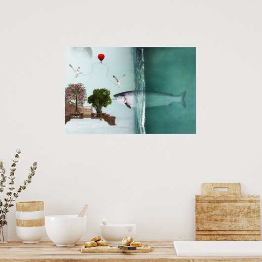 Fantasie Welt Poster (Keuken)