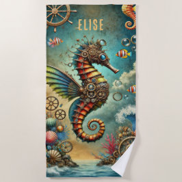 FANTASIE WHIMSIENE STOOMPUNK ZEEPAARD STRANDLAKEN