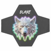 Fantasie Witte Wolf Hoofd Voetbal (Enkel)