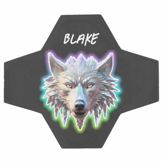 Fantasie Witte Wolf Hoofd Voetbal (Enkel)