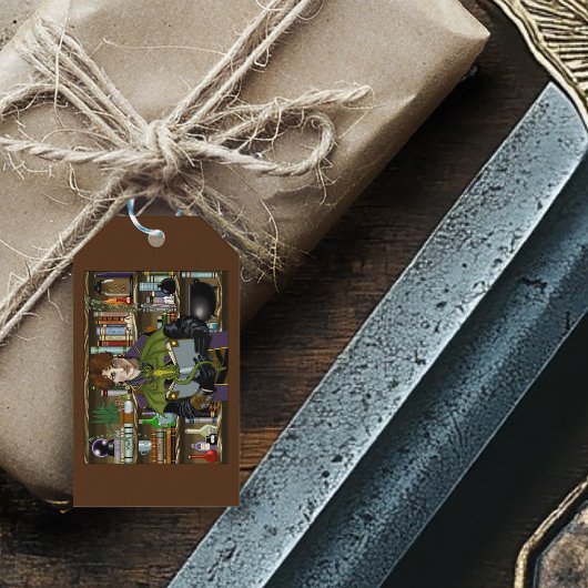 Fantasie wizard Boeken Dragon Potions Cadeaulabel