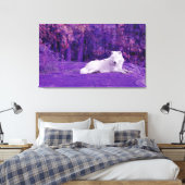 Fantasie Wolf Canvas (Insitu (Slaapkamer))