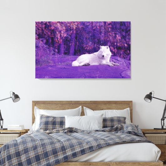 Fantasie Wolf Canvas (Insitu (Slaapkamer))