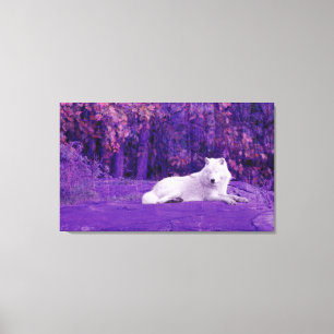 Fantasie Wolf Canvas Afdruk