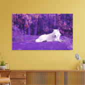 Fantasie Wolf Canvas Afdruk (Insitu (Woonkamer))