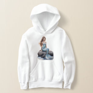 Fantasie Zeemeermin Meisje Hoodie