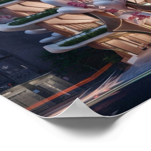 Fantasiearchitectuur Poster (Hoek)