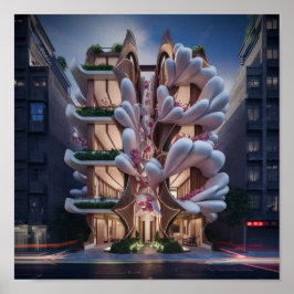 Fantasiearchitectuur Poster