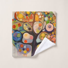 Fantasiebaum - fantasy tree bad handdoek
