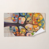 Fantasiebaum - fantasy tree bad handdoek (Handdoek)