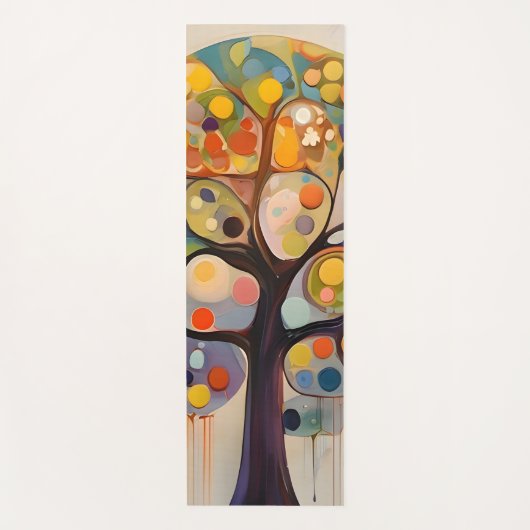 Fantasiebaum - fantasy tree yogamat (Voorkant)