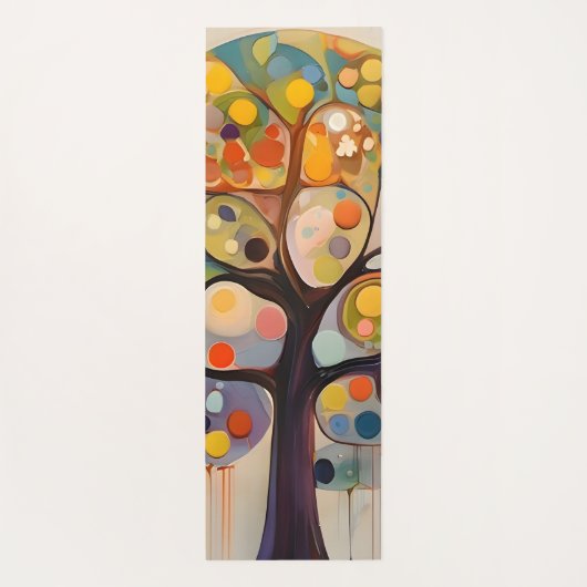 Fantasiebaum - fantasy tree yogamat (Achterkant)