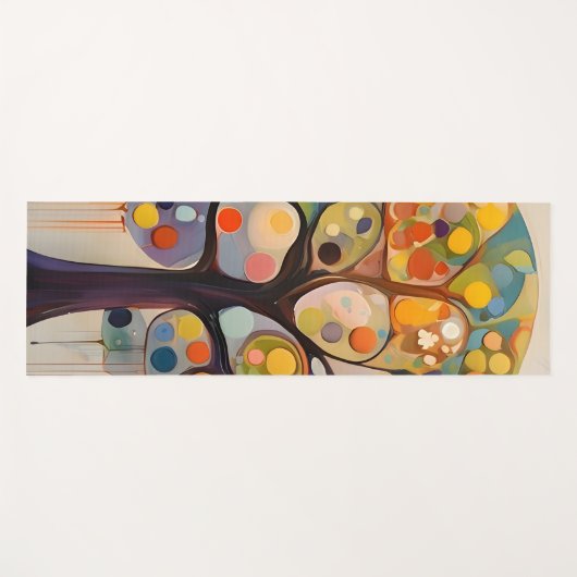 Fantasiebaum - fantasy tree yogamat (Voorkant (horizontaal))