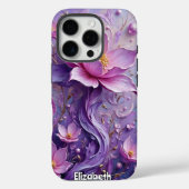 Fantasiebloem en zwevende Orbs Case-Mate iPhone Case (Achterkant)