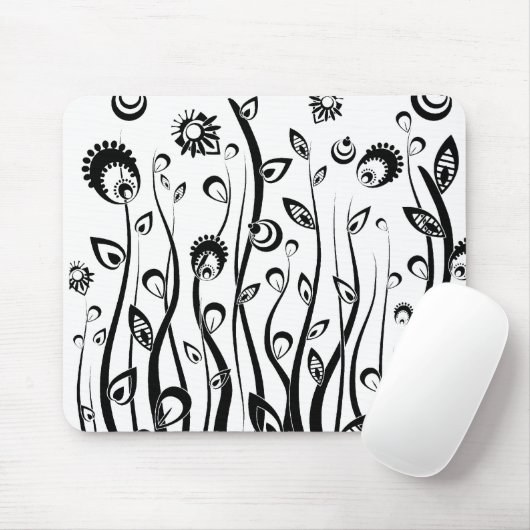 fantasiebloemen muismat (Met muis)