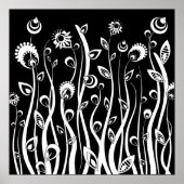 fantasiebloemen poster (Voorkant)