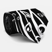 fantasiebloemen stropdas (Opgerold)