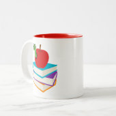 Fantasieboekennaam Tweekleurige Koffiemok (Voorkant links)