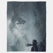 FANTASIEDRAAK FLEECE DEKEN (Voorkant)