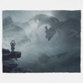 FANTASIEDRAAK FLEECE DEKEN (Voorkant (Horizontaal))