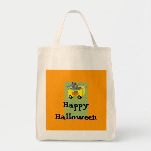 Fantasiëel Halloween-ontwerp Tote Bag (Voorkant)